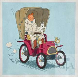 Studios Herge/Tintin. Mise en couleurs originale avec… | Dagoty