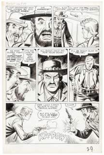 KID COLT OUTLAW #102 ORIGINAL ART PAGE BY JACK KELLER. | Hake’s