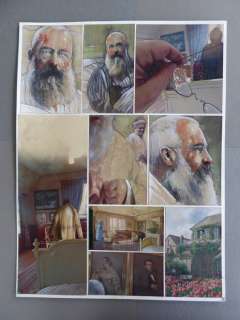 Le Hénanff, Fabrice - Planche originale en couleur + album - Monet, un arc-en-ciel sur Giverny - (2019) | Catawiki