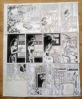 Maltaite, Éric - Planche originale (p.32) - 421 T.9 - Morgane Angel | Catawiki