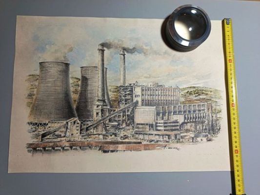 GASPARE DE FIORE - Lito Aquerellate Centrale Santa Barbara | eBay Europe