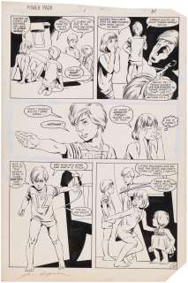 POWER PACK #1 ORIGINAL ART PAGE BY JUNE BRIGMAN.