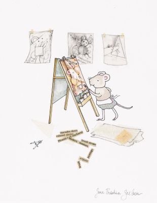 Lot 69 - Jane Breskin Zalben, (b. 1950), Janson riffing on Georges Braque, Pablo Picasso and Marcel Duchamp. 2012. | Swann Galleries