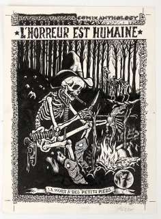 Mezzo Couverture... | MEZZO Couverture du graphzine L’horreur est humaine... | Vermot et Associés