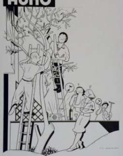 Couverture Magasine HUMO – Â Â» Bon Voisinage Â Â» – Jan Van Der Veken