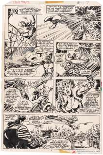 STAR WARS #9 COMIC BOOK PAGE ORIGINAL ART BY HOWARD CHAYKIN. | Hake’s