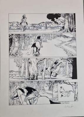 Henriet , Alain - planche originale (14) - La vallée des oubliées | Galerie des bulles