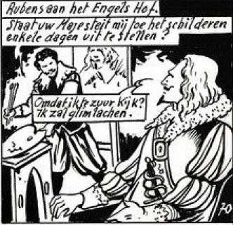 Rubens - Kunstenaar en diplomaat - Originele pagina - stroken genummerd 69 t/m 72 - (1959/1960) | Catawiki