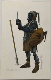 Broeders, Ken - Originele tekening in kleur (met schets op achterkant) - Voorbij de steen - Grizsak  - (2003) | Catawiki