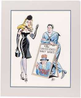 TORCHY #1 COMIC BOOK COVER RECREATION ORIGINAL ART BY BILL WARD. | Hake’s