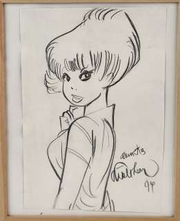 François Walthery (1946), Natacha, Dessin Original À La Mine de Plomb, Signé En Bas À Droite Et Daté 1994, Dim. 27,5 X 19 Cm. |  | misc / divers