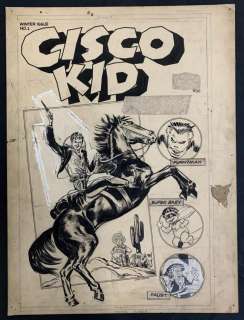 John Giunta. Original Cover Art. Cisco Kid #1.