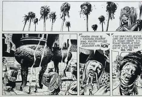 BD Boum Blois - Poupée d’Ivoire  T1 - Planche originale (p.44) - Nuits sauvages - (1988) | Catawiki