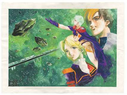 Haruhiko Mikimoto Handwritten color illustrations "Super Dimension request Macross 2" | Mandarake (Big Web)