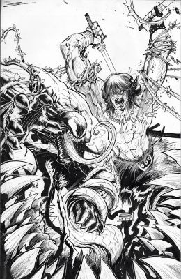 Empyre: Savage Avengers #1 Cover Art, Gerardo Sandoval | Comix Art Studio