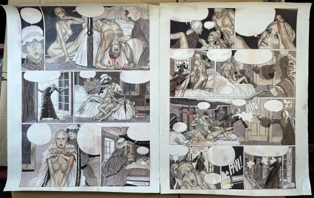 Erich Von Gotha... | Lot 180 - Erich VON GOTHA (né en 1924) Trois planches originales... | misc / divers