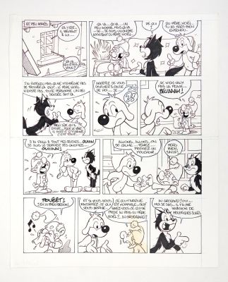 Fiquet Olivier Pif... | FIQUET Olivier Pif et Hercule Planche probablement... | Vermot et Associés