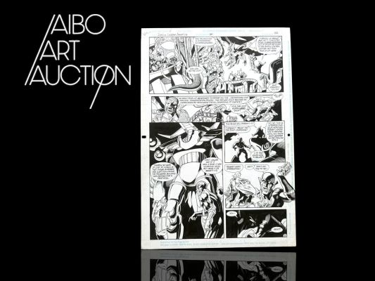 Chuck Wojtkiewicz... - Lot 26 - Chuck Wojtkiewicz - Bob Dvorak Justice League of America...