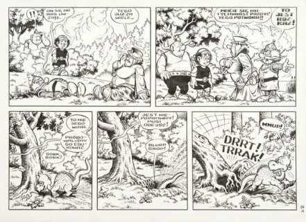 Janusz Christa  (1934 - 2008) "Kajko i Kokosz, Zamach