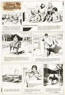 155: Foster Prince Valiant S 1/31/71 original comic art | Russ Cochran