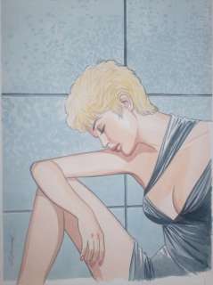 Jessica Blandy HS Le Dossier - Couverture originale - couleurs direct - + crayon (2002) | Catawiki