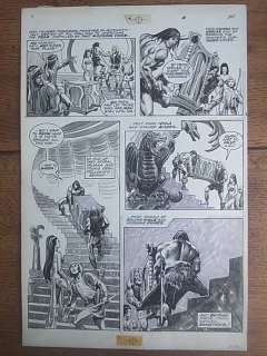 savage sword of Conan #69 page 34 -  Eye of the Sorcerer - Page volante - planche originale - (1981) | Catawiki