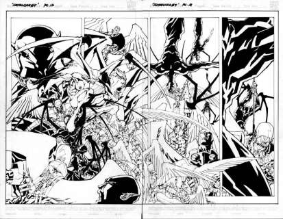 Eric Canete | SATANIKA #7 PG 12-13 2 PG Splash | Black Line Fever