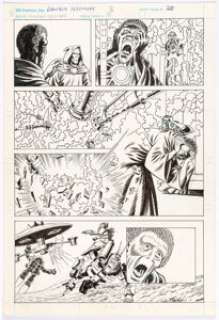 Judith Hunt and Murphy Anderson - Robotech Defenders #3 Unpublished Story Page 20 Original Art (DC, 1985).