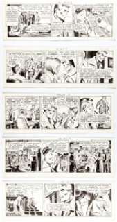 William Overgard - Steve Roper and Mike Nomad Consecutive Daily Comic Strip Original Art Group of 15 (Field Enterpri... (Total: 15 )