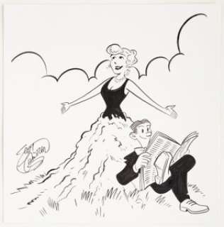 Scott Chantler - Blondie and Dagwood Specialty Illustration Original Art (undated)....