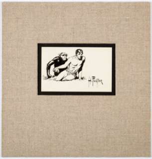Hal Foster - Tarzan Illustration Original Art (undated).... | Heritage