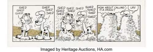 Jim Davis | Garfield Daily Comic Strip Original Art dated 7-31-93 (United Feature Syndicate, 1... | Heritage