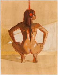Jim Silke - Nude Pin-Up Illustration Original Art (2004).... | Heritage