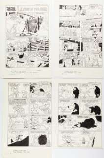 Warren Tufts (Attributed) | The Pink Panther #25 Two Complete Stories Original Art Group of 11 (Gold Key, 1975).... (Total: 11 Original Art) | Heritage