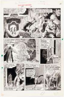 John Buscema And the Tribe | Savage Sword of Conan #10 Story Page 29 Original Art (Marvel, 1976).... | Heritage