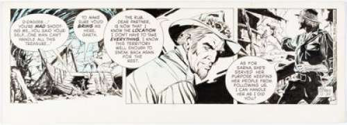 Al Williamson | Secret Agent Corrigan Daily Comic Strip Original Art dated 12-30-71 (King Features Syndicate, 1971).... | Heritage