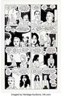 Hernandez, Jaime | Jaime Hernandez Love and Rockets V2#1 Story Page 9 Maggie and Velvet Original Art (Fantagraphics, 2001).... | Heritage
