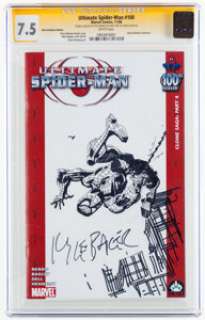 Baker, Kyle | Kyle Baker Ultimate Spider-Man #100 Hero Initiative Edition Sketch Cover Original Art Signature Series (Marvel, 20... | Heritage