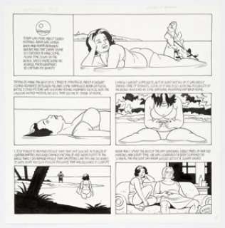 Hernandez, Jaime | Jaime Hernandez New York Times Magazine - Love and Rockets Story Page 9 Maggie Original Art (New York Times, 2006). ... | Heritage