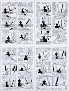 Ditko, Steve | Steve Ditko A Ditko #14 Complete 4-Page Story "The Complainers" Original Art (Robin Snyder and Steve Ditko, 2011).... (Total: 4 Original Art) | Heritage