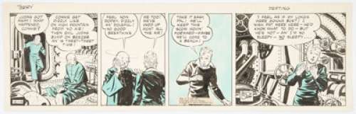 Caniff, Milton | Milton Caniff Terry and the Pirates Daily Comic Strip Original Art dated 12-14-37 (Chicago Tribune-N.Y. News Syndi... | Heritage