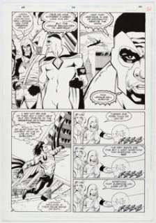 Jurgens, Dan - Dan Jurgens and Rick Burchett Justice League America #70 Story Page 20 Original Art (DC, 1993)....