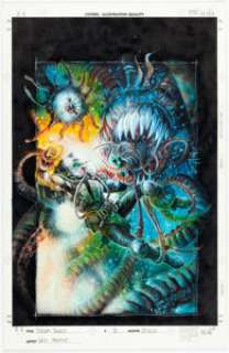 Manco, Leonardo - Leonardo Manco Doom #3 Cover Painting Original Art (Marvel, 2000)....