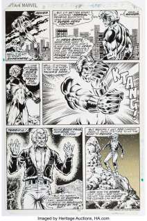 Broderick, Pat | Pat Broderick and Bob McLeod Captain Marvel #58 Story Page 7 Original Art (Marvel, 1978).... | Heritage