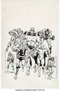 Abel, Jack | Jack Abel and Al Milgrom Avengers (and Savage Sword of Conan) #99 Cover Original Art (Marvel UK, 1975).... | Heritage