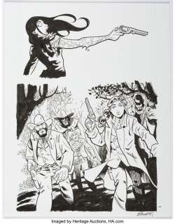 Hurtt, Brian - Brian Hurtt The Sixth Gun #29 Cover Original Art (Oni Press, 2013)....
