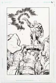 Giffen, Keith | Keith Giffen and Klaus Janson Thanos #9 Cover Original Art (Marvel, 2004).... | Heritage