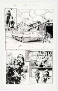 Robertson, Darick - Darick Robertson and Rodney Ramos Fury: Peacemaker #5 Story Page 4 Original Art (Marvel, 2006)....