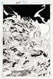 Eaglesham, Dale - Dale Eaglesham and Rodney Ramos Green Lantern #142 Cover Original Art (DC, 2001)....