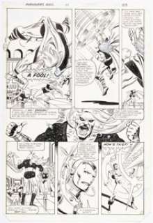 Milgrom, Al | Al Milgrom and "Crew" The Avengers Annual #11 Story Page 20 Original Art (Marvel, 1982).... | Heritage
